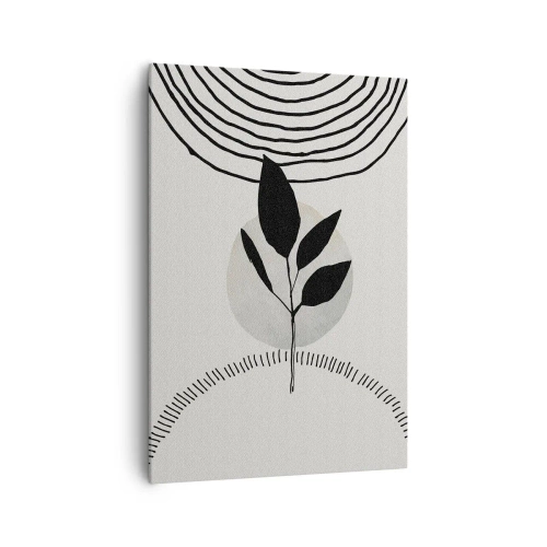 Schilderen op canvas - Compositie: natuurrituelen - 70x100 cm