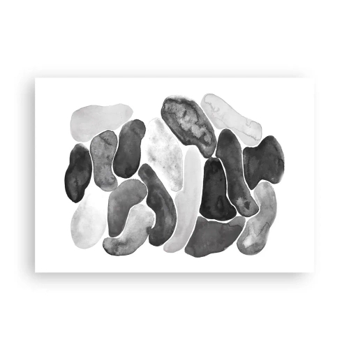 Poster - Rotsachtige abstractie - 100x70 cm