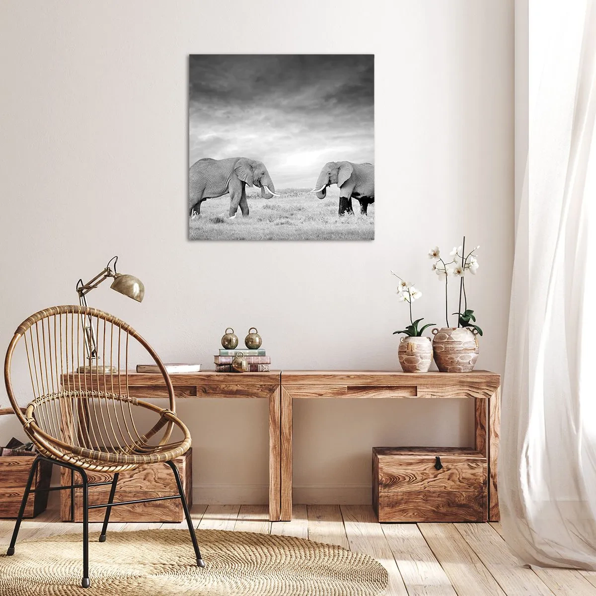 Schilderen op canvas - Grijs is mooi - 50x50 cm