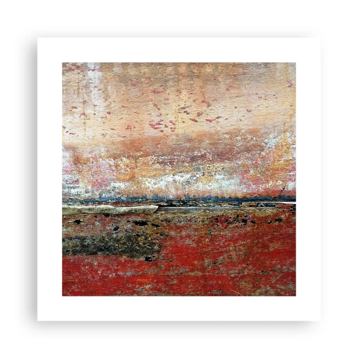 Poster - Wellicht is het de zee - 40x40 cm