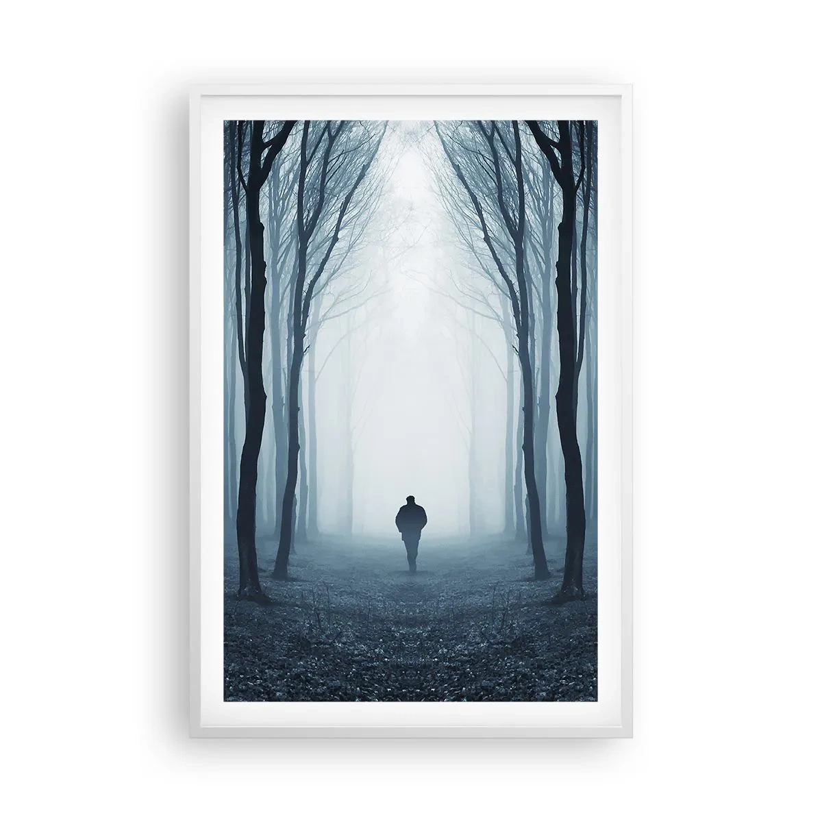 Poster in een witte lijst - En alles is eenvoudig en duidelijk - 61x91 cm