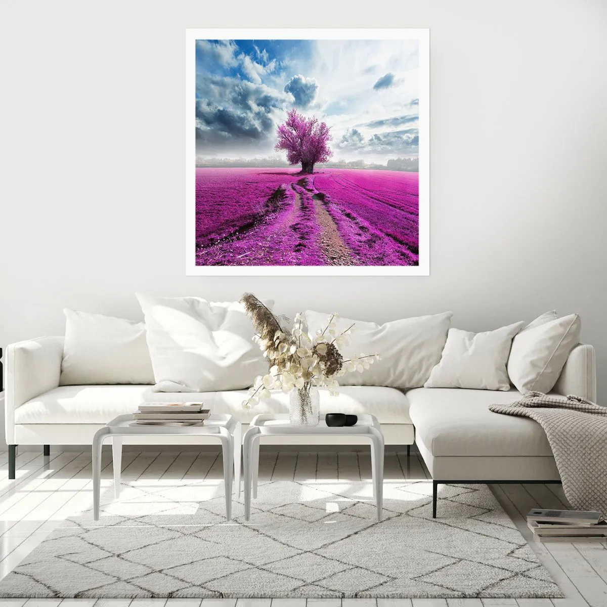 Poster - Heide - heilige plek - 40x40 cm