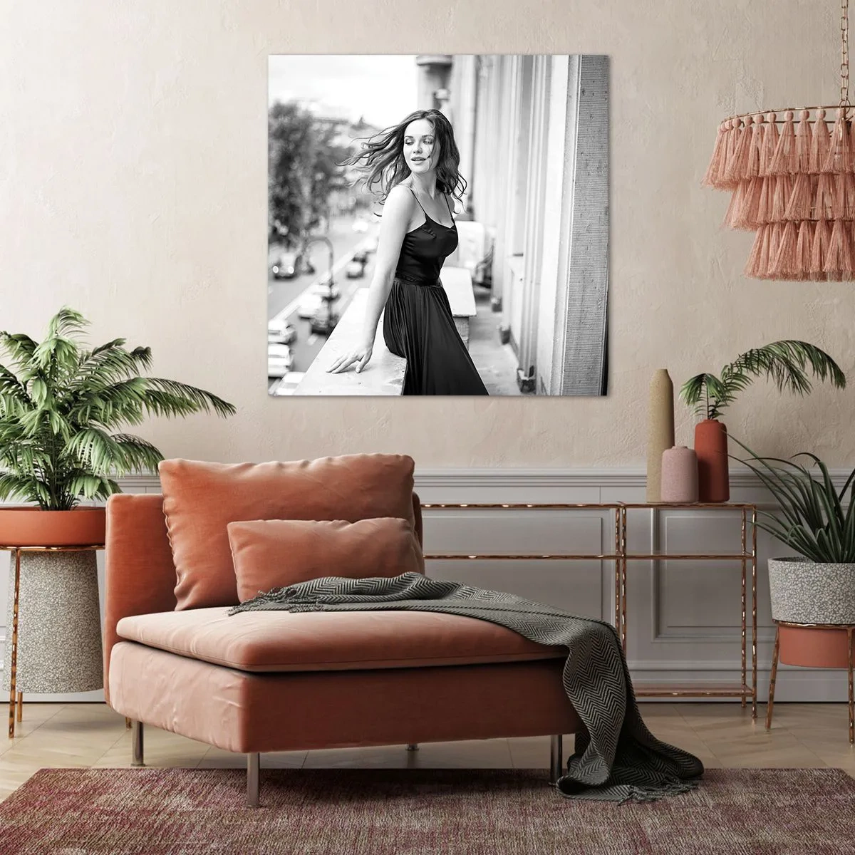 Schilderen op canvas - Zeker een Parijzenaar - 60x60 cm