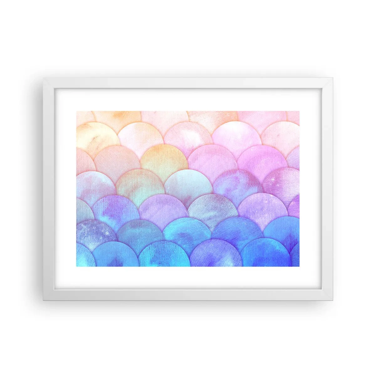 Poster in een witte lijst - Parel schaal - 40x30 cm