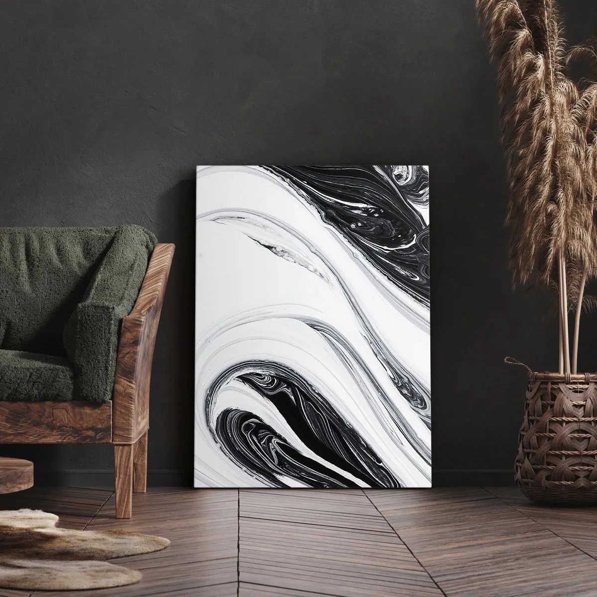 Schilderen op canvas - Een combinatie van tegenstellingen - 50x70 cm