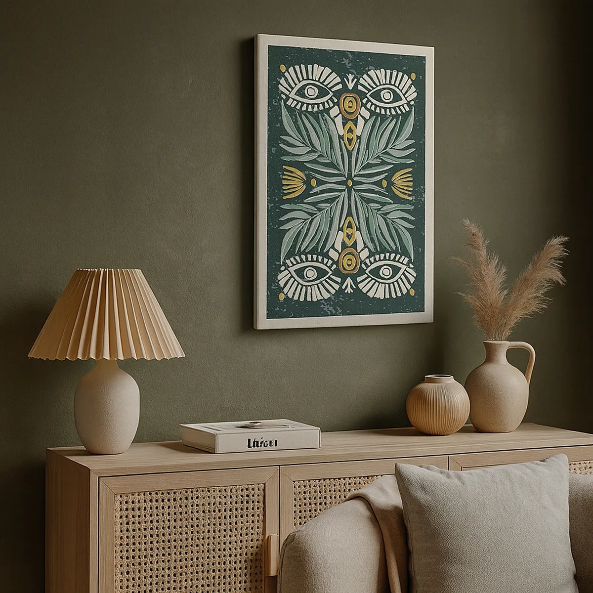 Schilderen op canvas - Als een volksuitsnede - 50x70 cm