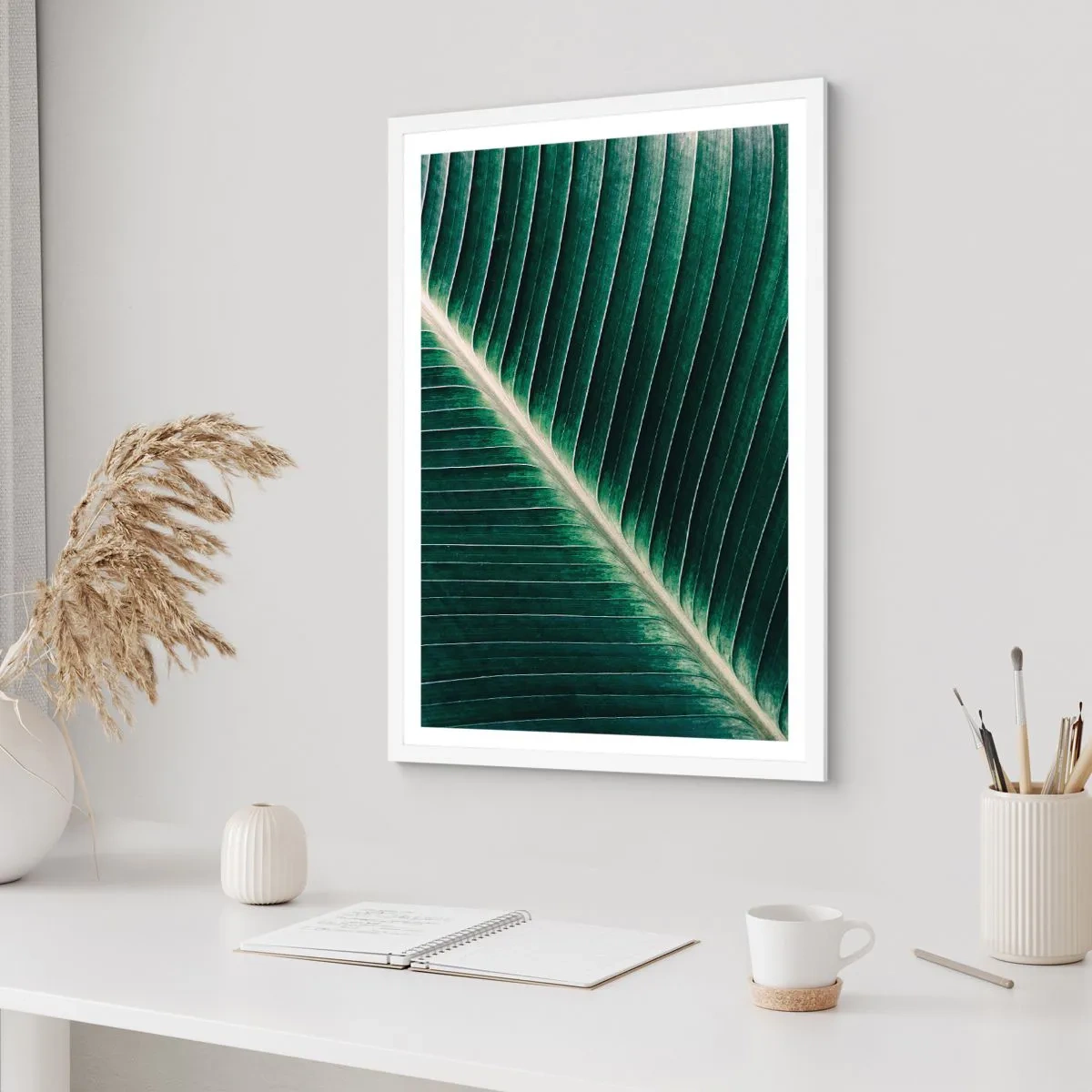 Poster in een witte lijst - Het ritme van de natuur - 70x100 cm