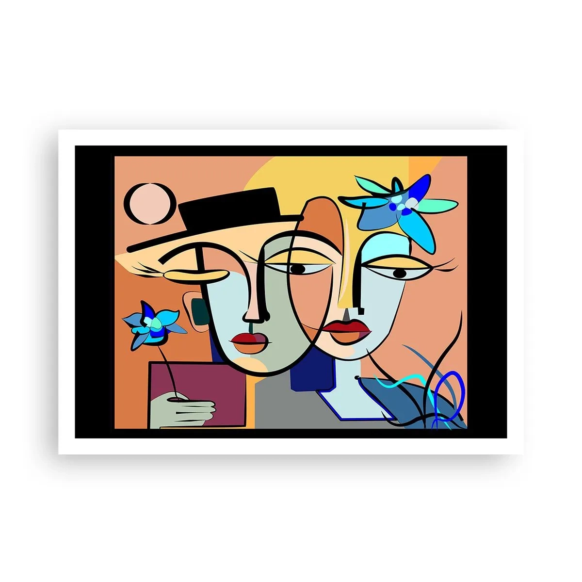 Poster - Picasso's randez-vous - 100x70 cm