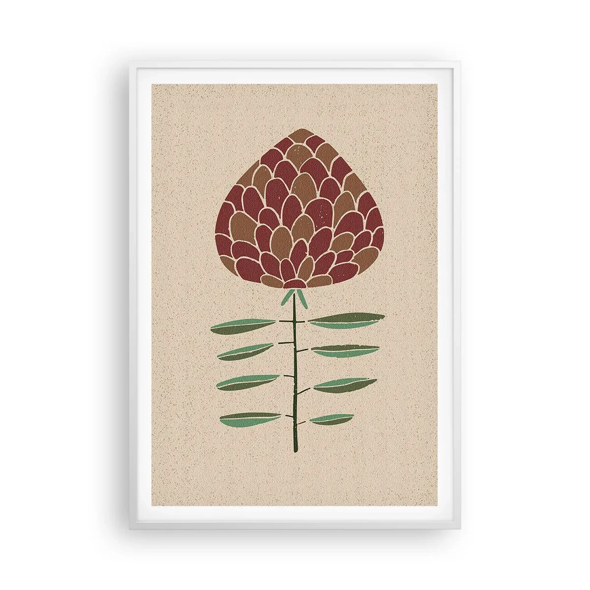 Poster in een witte lijst - Als een geweldige kerel - 70x100 cm