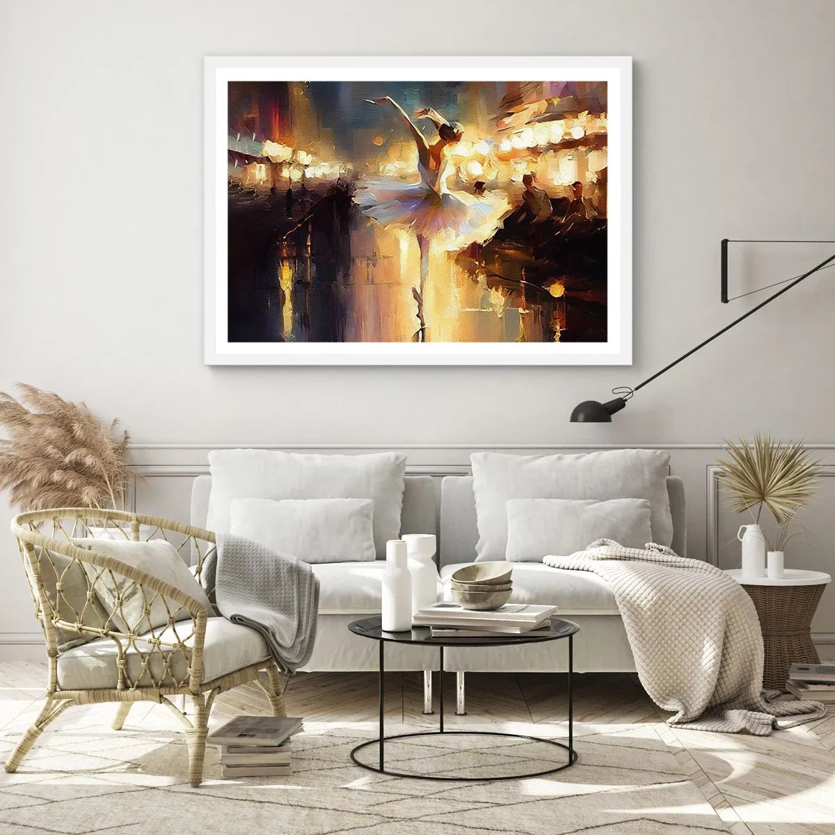 Poster in een witte lijst - Wonder op straat - 40x30 cm