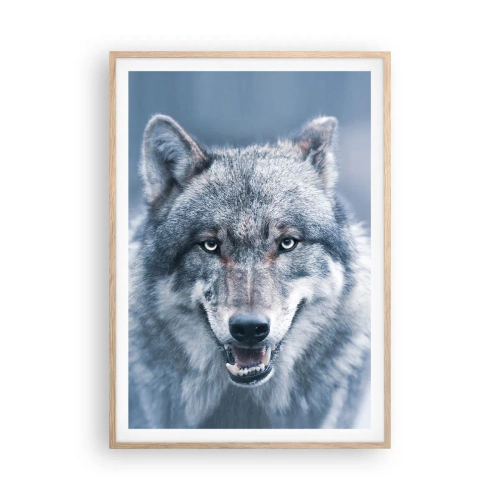 Een poster in een licht eiken lijst - Ga jij de uitdaging aan? - 70x100 cm