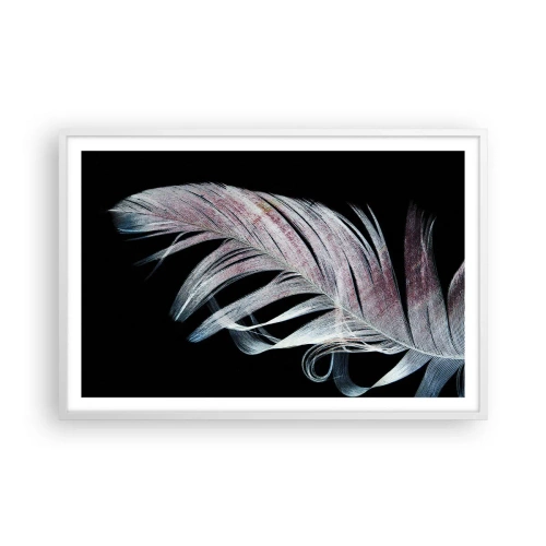 Poster in een witte lijst - Denk aan aanraking - 91x61 cm