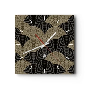 Wandklok - Klok - Eenheid in veelheid - 40x40 cm