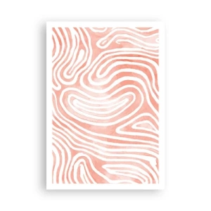 Poster - In het koraallabyrint - 70x100 cm