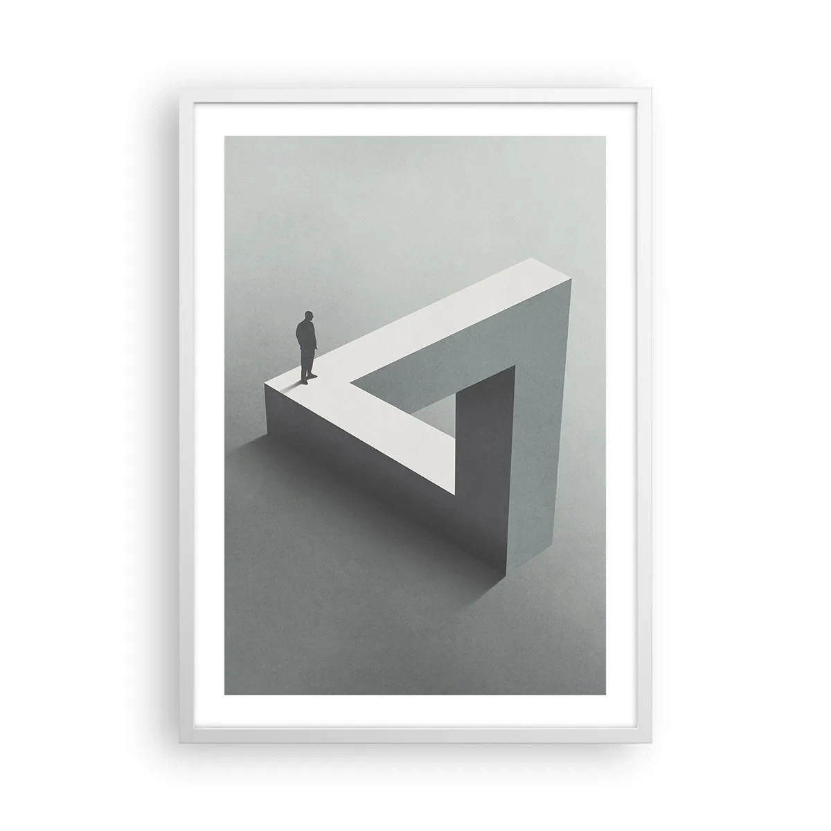 Poster in een witte lijst - Maar het is toch mogelijk - 50x70 cm