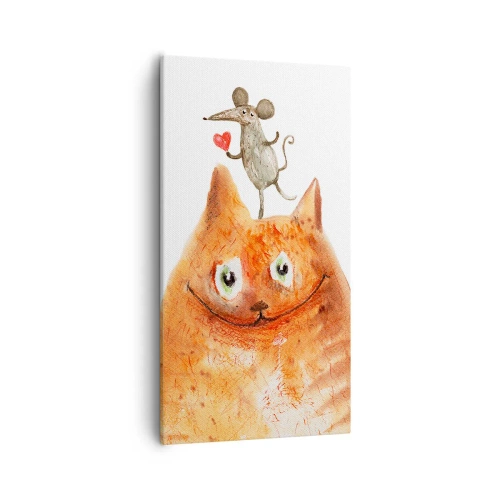 Schilderen op canvas - De paradoxen van de liefde - 55x100 cm