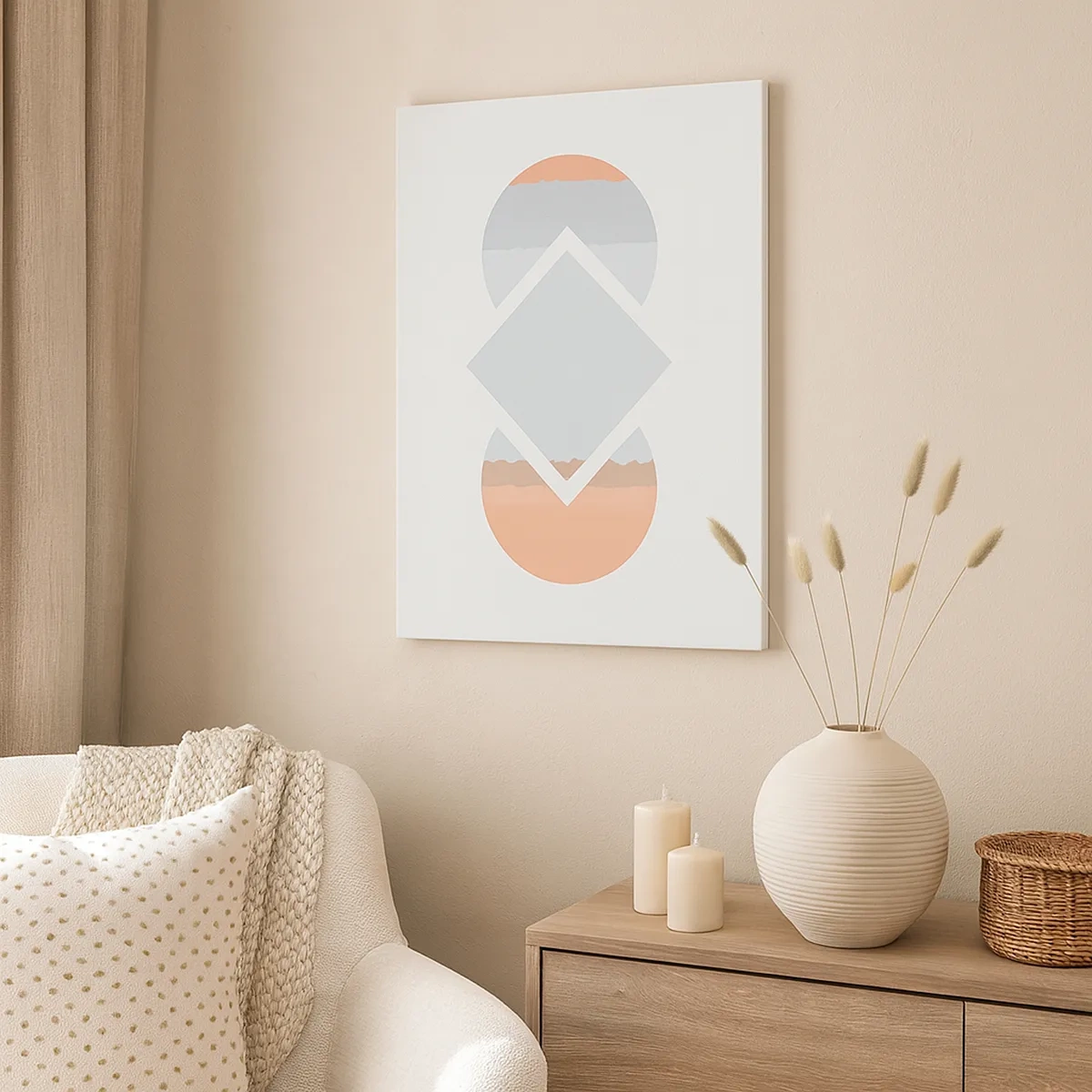 Schilderen op canvas - De situatie is duidelijk - 50x70 cm