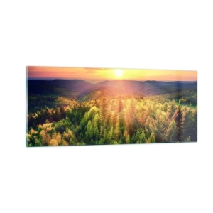 Schilderen op glas - Hoekpunten en topjes - 100x40 cm