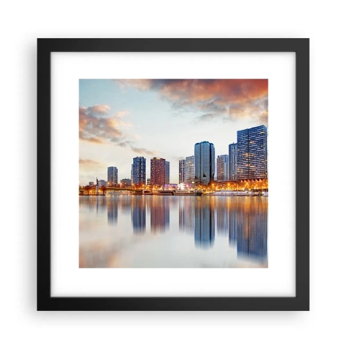 Poster in een zwarte lijst - De monumentale rust van Parijs - 30x30 cm