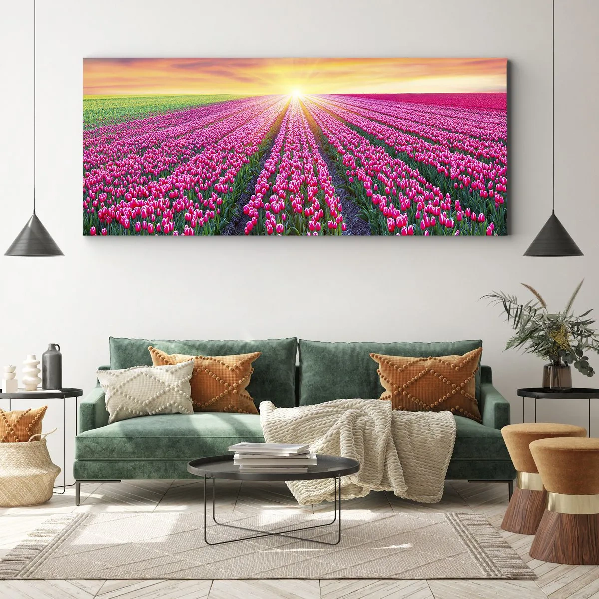 Schilderen op canvas - Beautyfarm - 90x30 cm