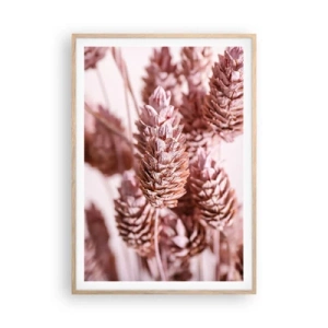 Een poster in een licht eiken lijst - Schijnbaar onopvallend - 70x100 cm
