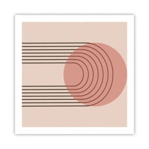 Poster - Onweerstaanbare aantrekkingskracht - 60x60 cm