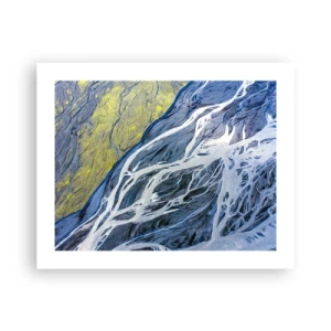 Poster - Rotstekeningen van de natuur - 50x40 cm