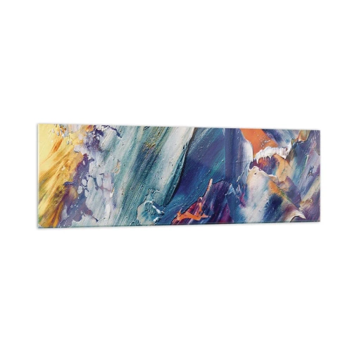 Schilderen op glas - Kleur verwarring - 160x50 cm