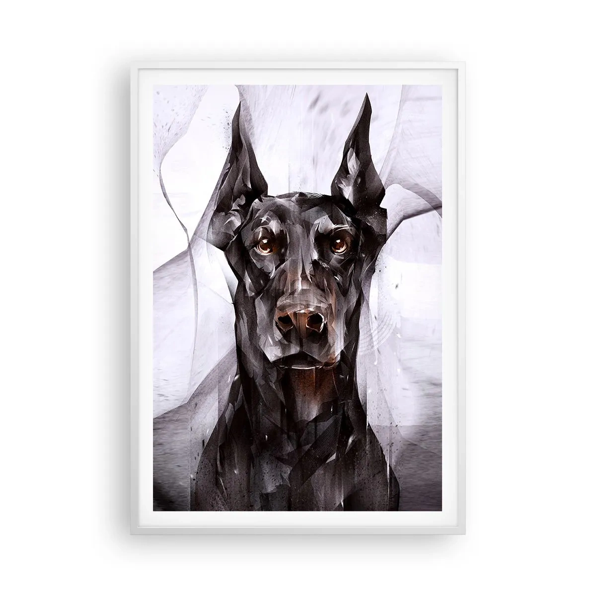 Poster in een witte lijst - Hooggeboren - 70x100 cm