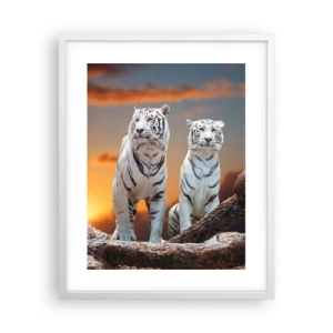 Poster in een witte lijst - Net als in Narnia - 40x50 cm