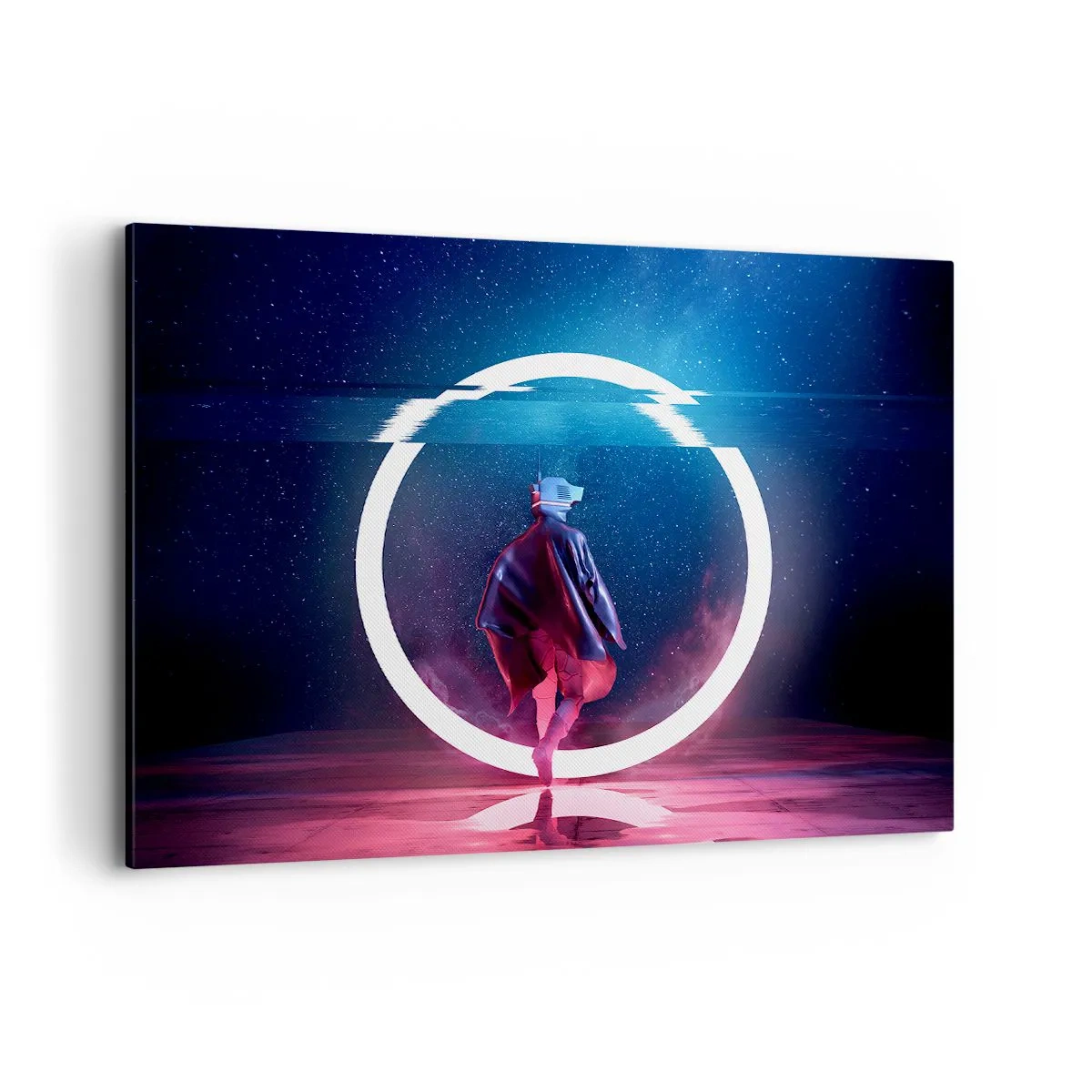 Schilderen op canvas - Tussen werelden - 100x70 cm