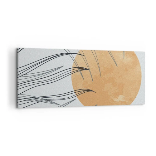 Schilderen op canvas - Altijd naar de zon - 120x50 cm