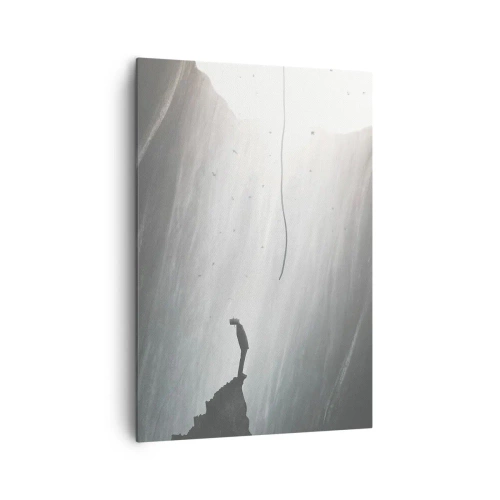 Schilderen op canvas - Er is altijd een uitweg - 70x100 cm