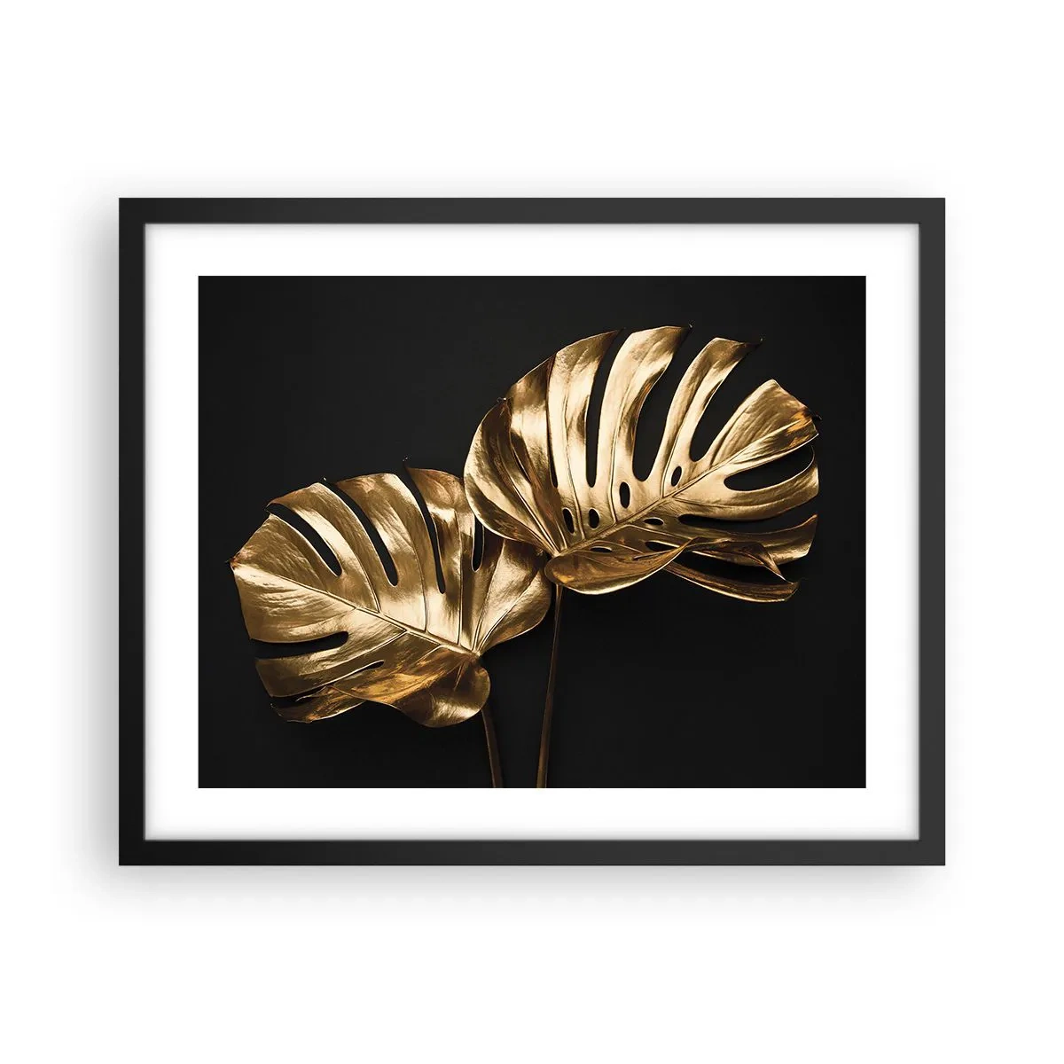 Poster in een zwarte lijst - De schatten van de natuur - 50x40 cm