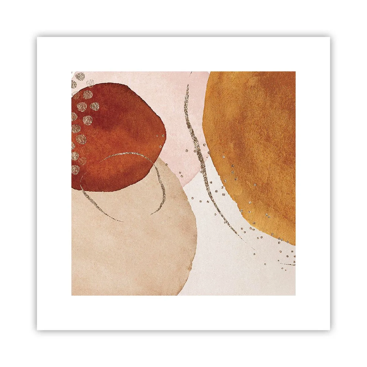 Poster - Rondheid en beweging - 30x30 cm