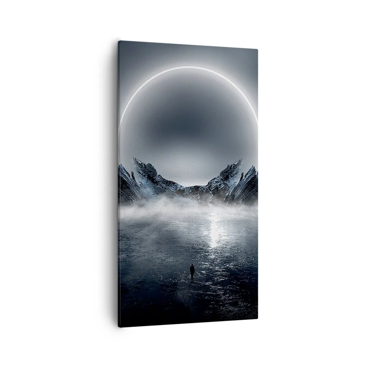 Schilderen op canvas - Einde van het verhaal - 55x100 cm