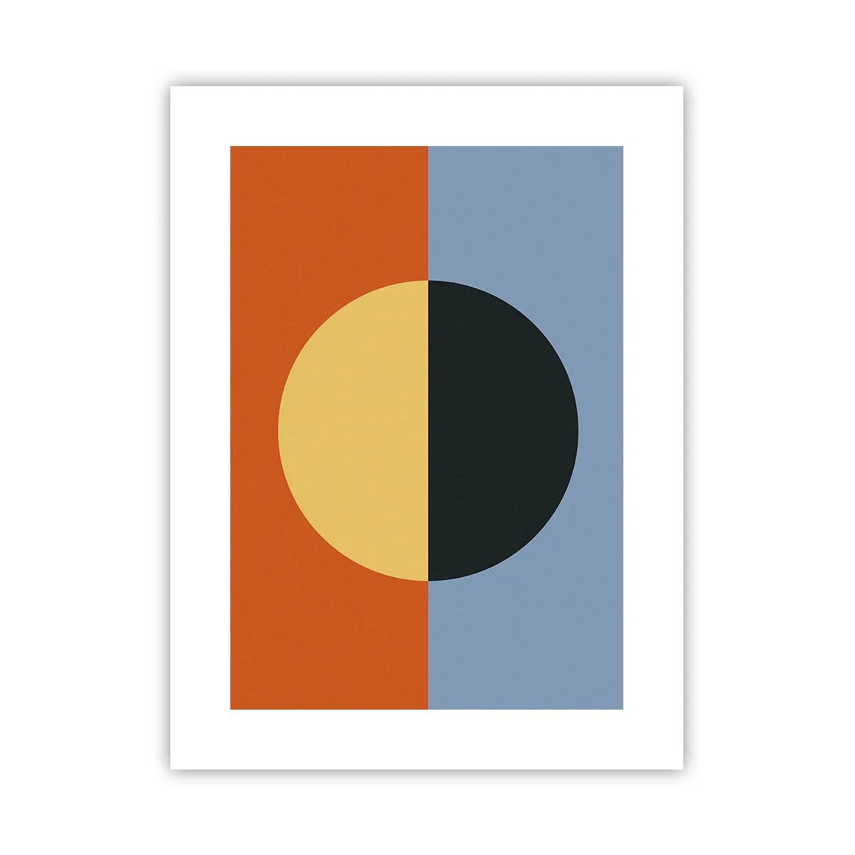 Poster - Een compositie van warmte en koelte - 30x40 cm