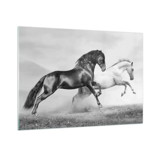 Schilderen op glas - Engelen en duivels - 100x70 cm