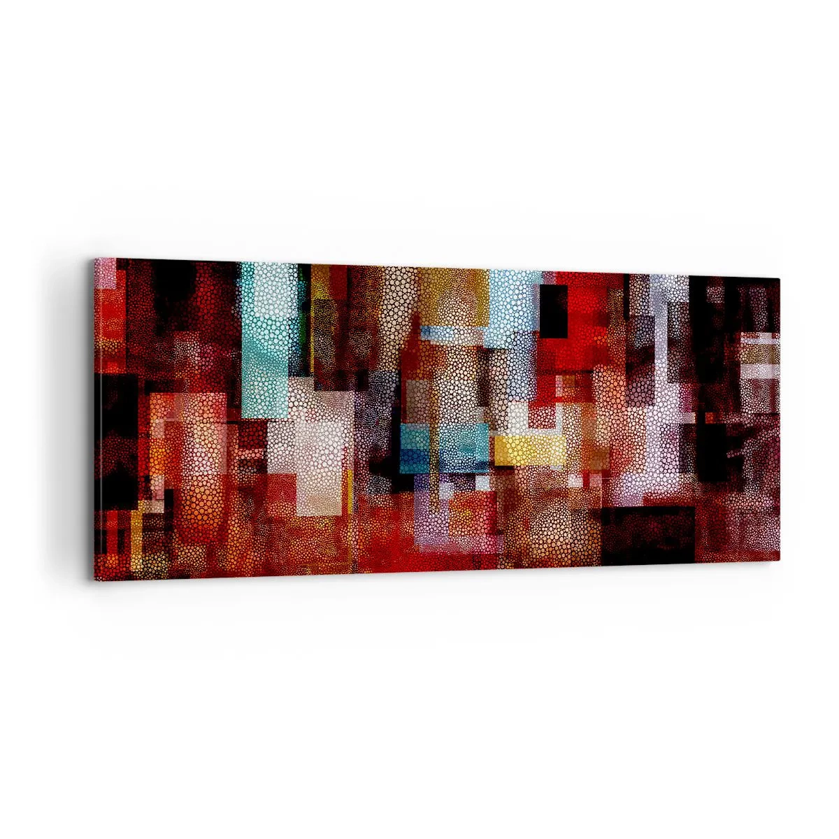 Schilderen op canvas - Het is een allegaartje - 100x40 cm