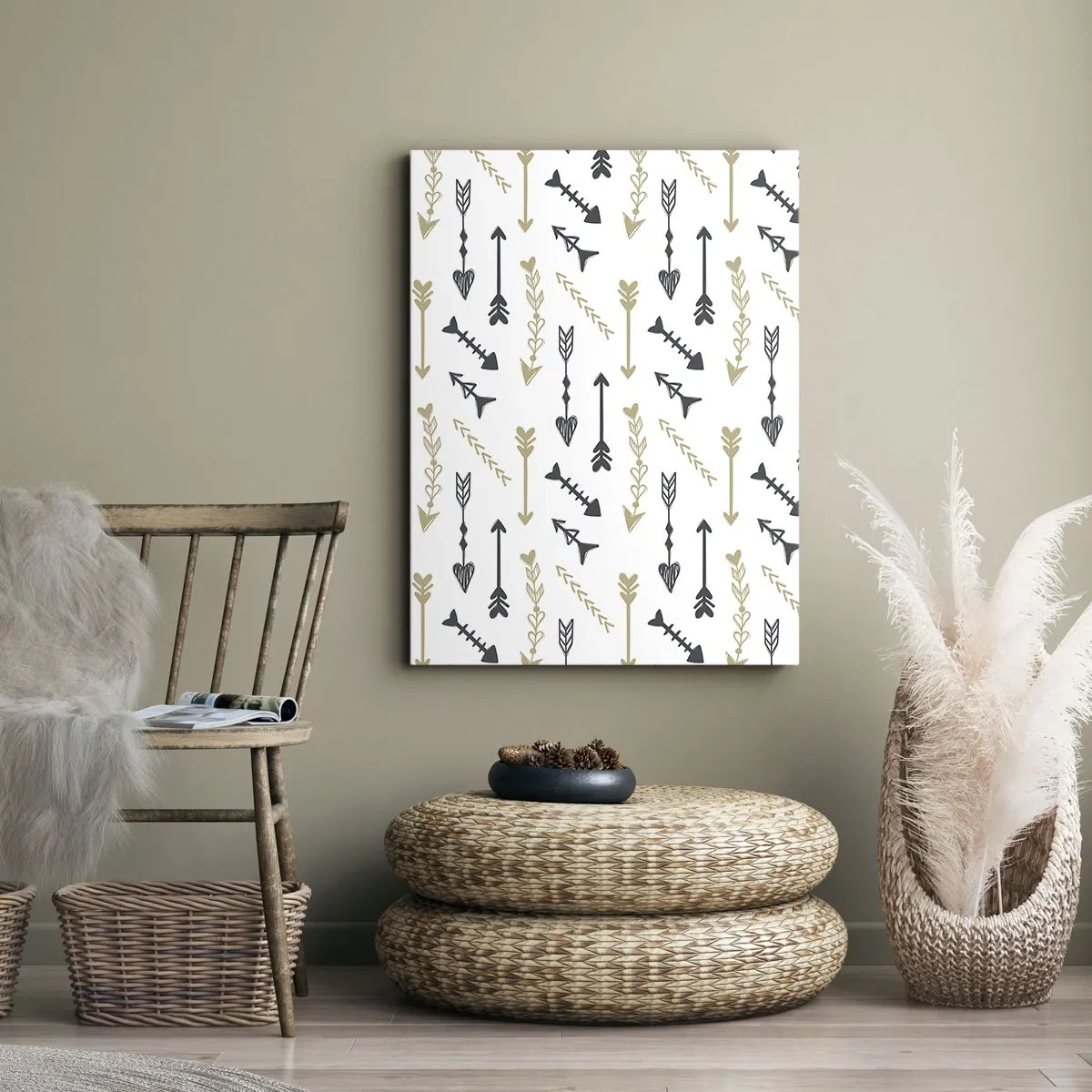 Schilderen op canvas - De droom van de boogschutter - 50x70 cm