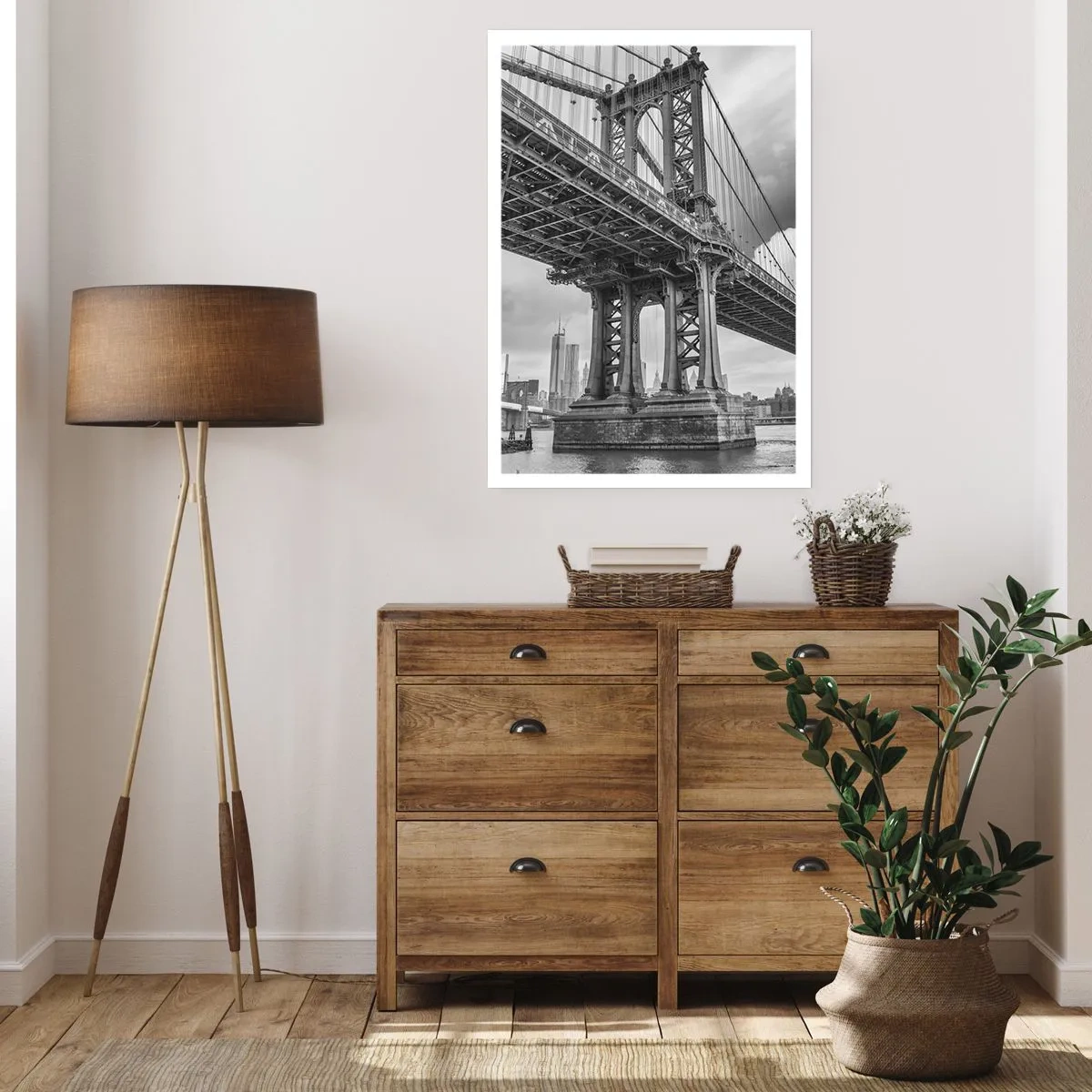 Poster - Naar het hart van de stad - 50x70 cm