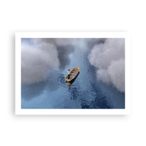 Poster - Leven – reis – onbekend - 70x50 cm