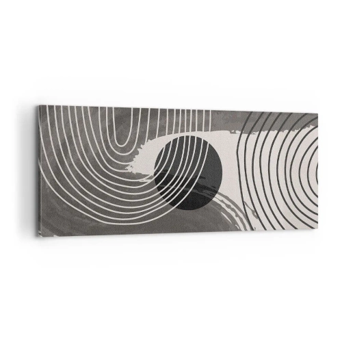 Schilderen op canvas - Het ovaal wint - 100x40 cm