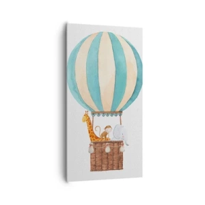 Schilderen op canvas - Fantastische reis - 65x120 cm