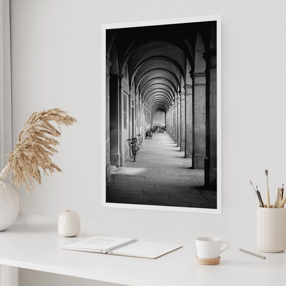 Poster - Onder de arcades - 40x50 cm