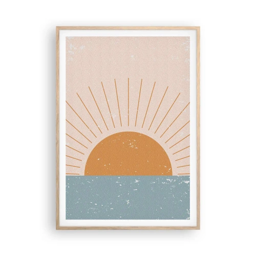 Een poster in een licht eiken lijst - Een dagelijks wonder - 70x100 cm