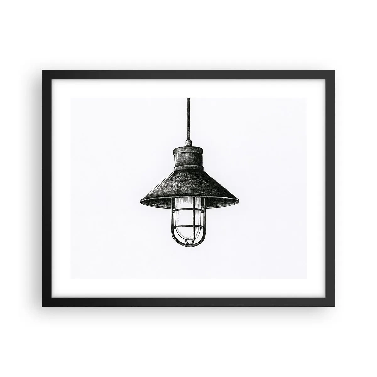 Poster in een zwarte lijst - Zoals jaren geleden… - 50x40 cm