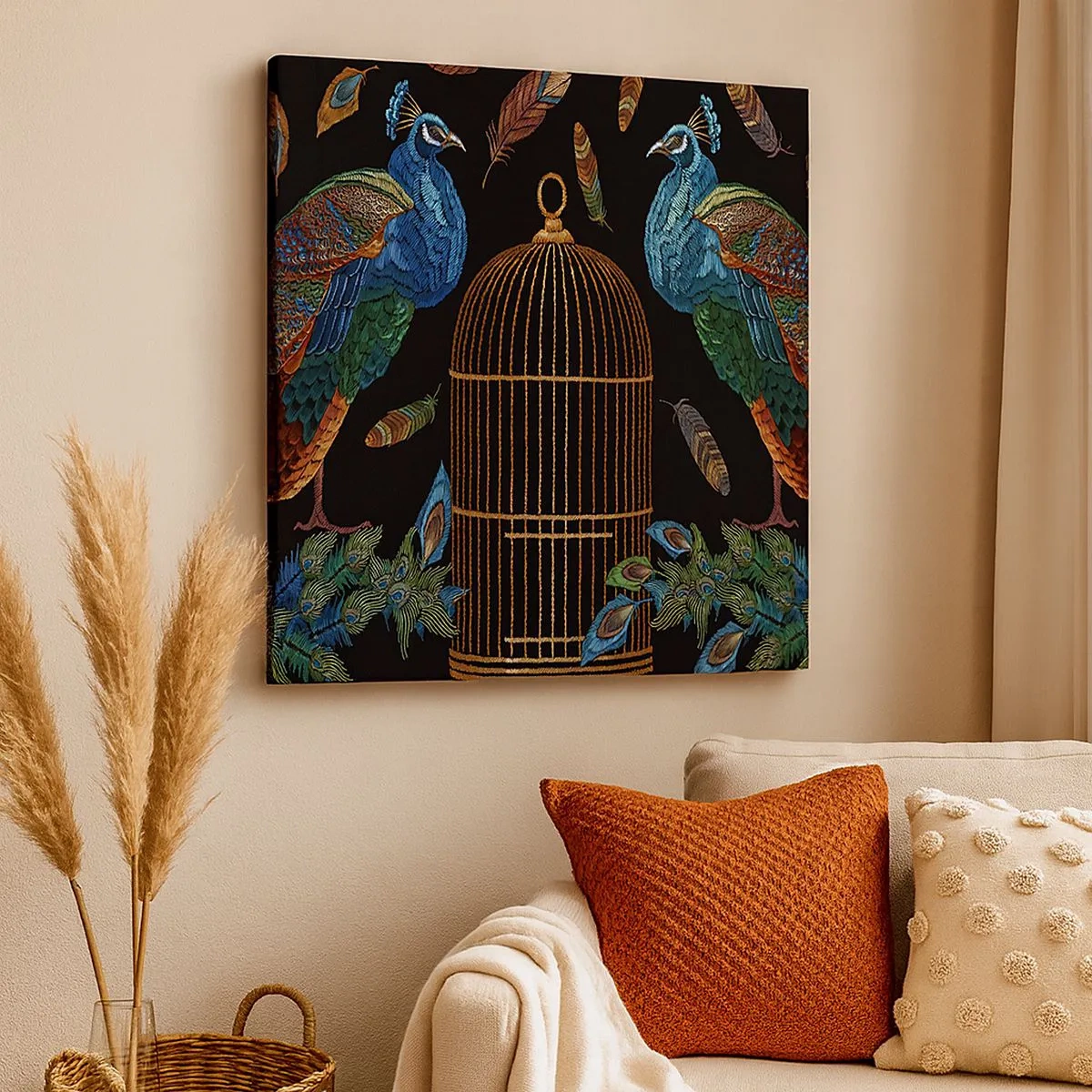 Schilderen op canvas - In koninklijke gewaden - 30x30 cm