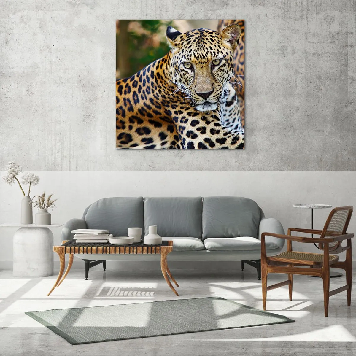 Schilderen op glas - Wild en kalm - 60x60 cm