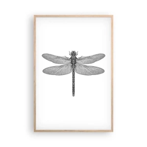 Een poster in een licht eiken lijst - Precisie van de natuur - 61x91 cm